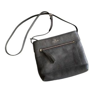 Kate Spade Black Crossbody Purse With Tassel